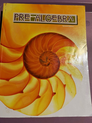 BJU Press Pre-Algebra 2nd Edition Textbook Larry Hall Kohler Wetzel