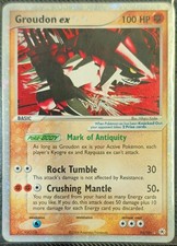 Groudon ex 93/101 Hidden Legends Holofoil Ultra Rare MP Pokemon