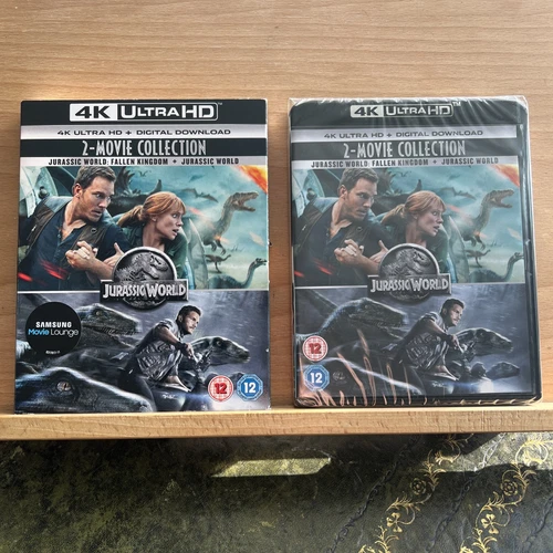 Jurassic World & Fallen Kingdom 4K Ultra HD UHD Blu-ray 2 Movie Collection - Picture 2 of 2
