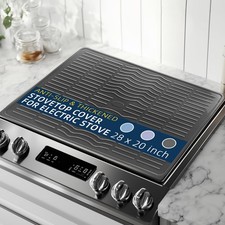Stove Top Cover for Electric Stove 28 x 20 In Thicken, Silicone Flat Range Ma...