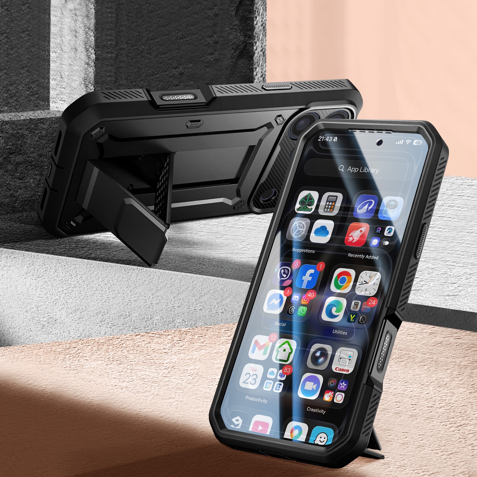 Coque intégrale iPhone 17 Pro Max Unicorn Beetle Pro antichoc robuste
