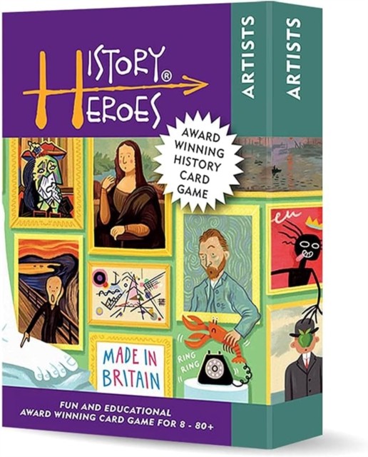 History Heroes ARTISTS card game 5060254670133
