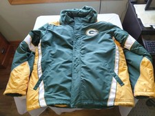 Kurtka zimowa Green Bay Packers, XL, nowa (nigdy nie noszona), z kurtką wewnętrzną i kapturem