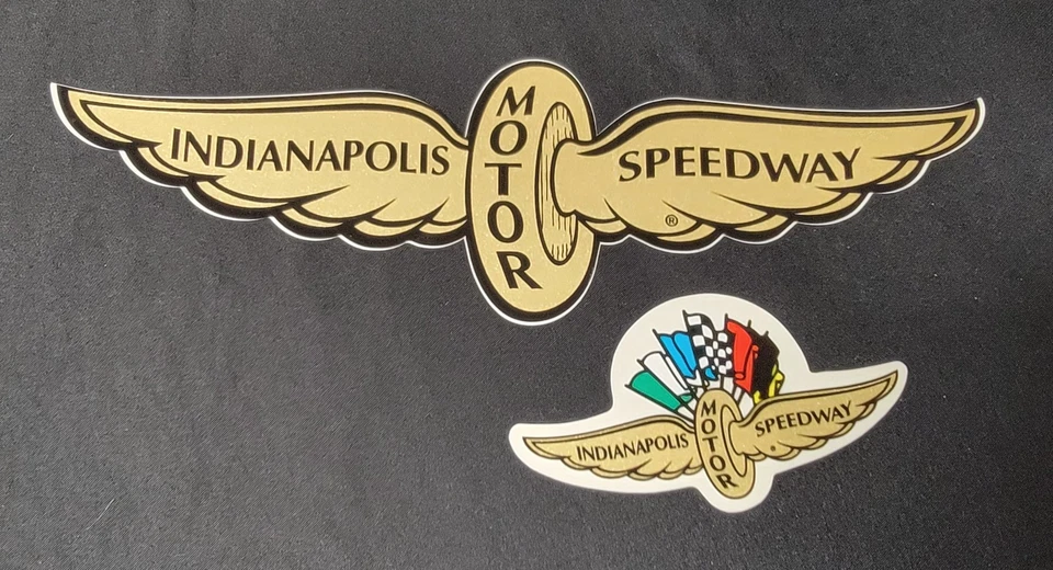 Calcomanía de rueda Indianapolis Motor Speedway Gold Wings Indy 500 Brickyard 400 Nascar Foto 2 de 4