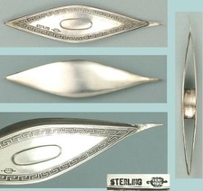 Antique Sterling Silver Tatting Shuttle by Webster Co. * Circa 1900s
