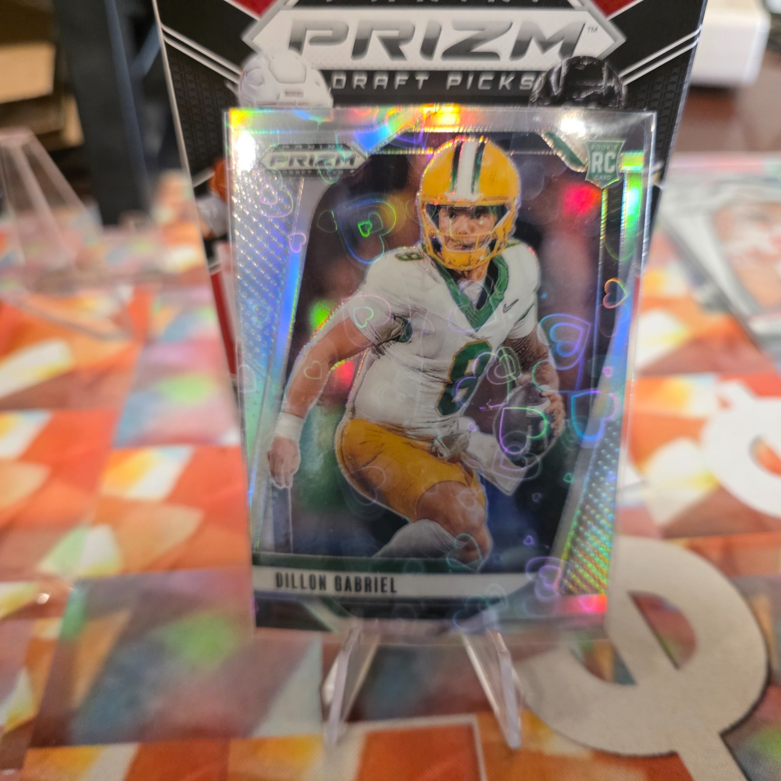 2025 Panin Prizm draft Picks Dillon Gabriel #97 Silver Prizm (RC) Ducks Browns