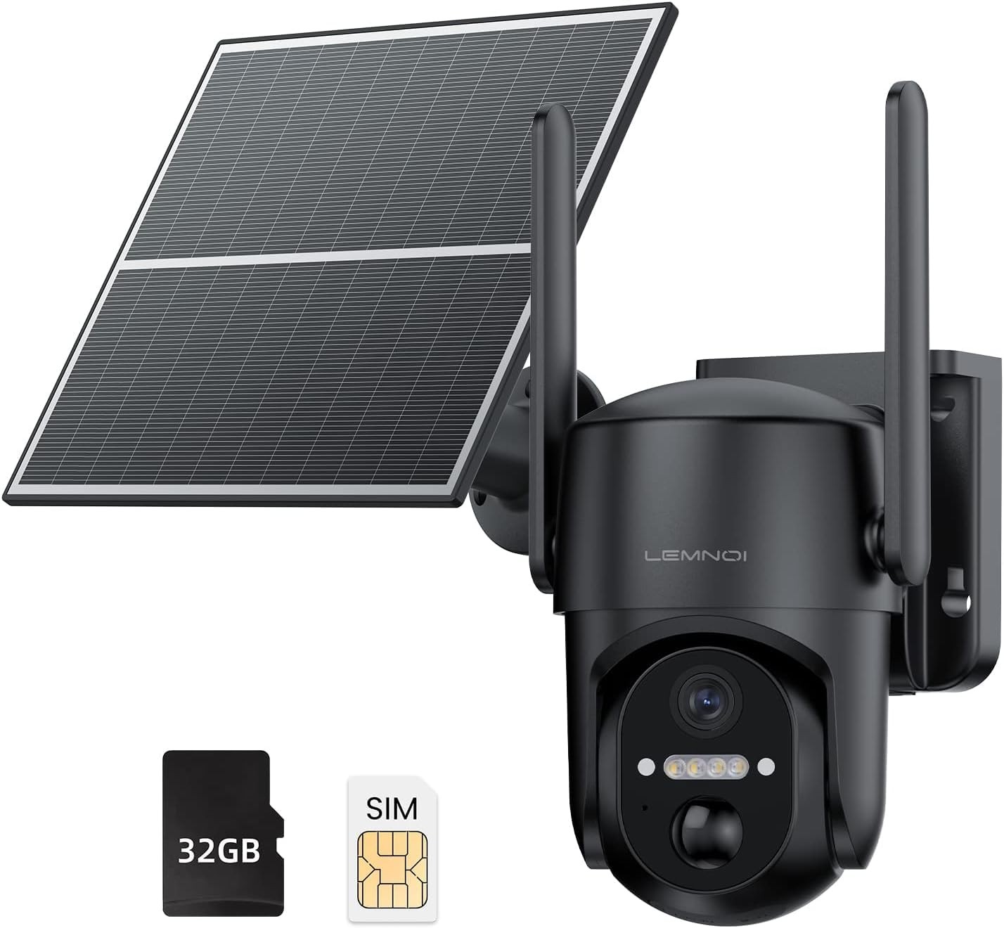 Telecamera 4G Solare 2K con SIM: Sicurezza Esterna Senza Fili PTZ