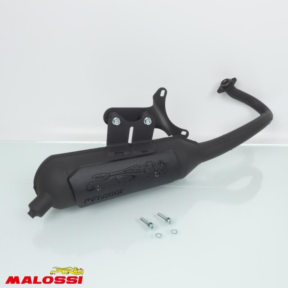 Pot d échappement Malossi Wild pour scooter Piaggio Vespa LX 50 2T homologué route Noir