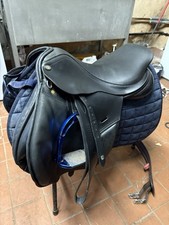 In Touch Black Jump Saddle 17.5
