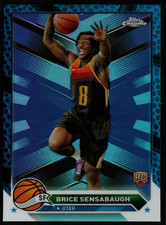 2023-24 Topps Chrome #73 Brice Sensabaugh Blue Basketball Refractors R1O:25