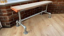 Industrial Bench, Rustic Reclaimed Scaffolding Furniture l, Heavy Duty Bench