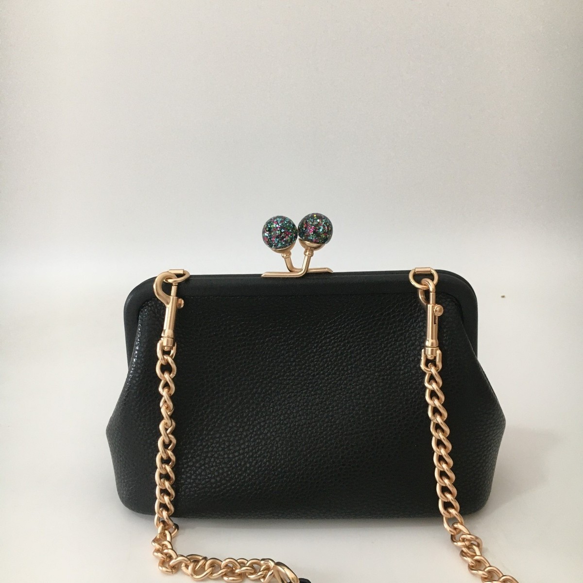 Coach Nora Kisslock Pebble Leather Shoulder Crossbody Women's Bag