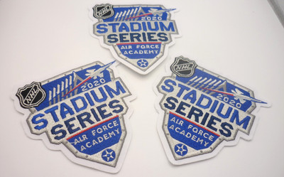 COLORADO AVALANCHE NEW 3 PATCHES  STADIUM SERIES AIR FORCE ACADEMY 2020!