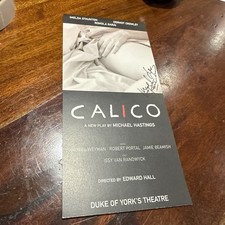 Signed Theatre Handbill Imelda Staunton - Calico At Duke Of York’s Theatre