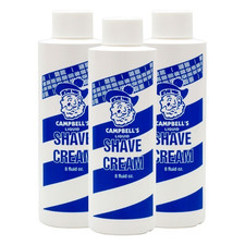 Campell Soap Concentrate Liquid Shave Cream, 8 Ounce 3 Pack