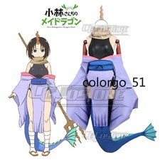 Miss Kobayashi's Dragon Maid Anime Elma Cosplay Costume Tails Halloween Comic