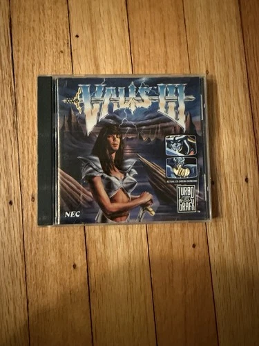 Valis III 3 TURBOGRAFX-16 CD/Duo 1992 Case, Manual, Disc