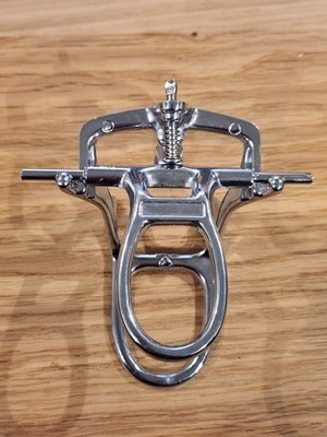 DENTAL ARTICULATOR CHROME PLATED  HIGH ARCH DENTURE ADJUSTABLE Benco 3247-729 