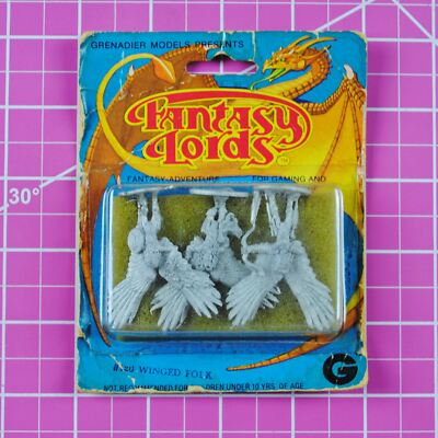 Grenadier Fantasy Lords ''Winged Folk'' NIB (Metal) 25mm AD&D Models Miniatures
