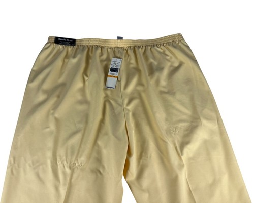 NWT Alfred Dunner Pull On Trouser Dress Pants Women's Plus 24W Yellow High Waist - Picture 6 of 7