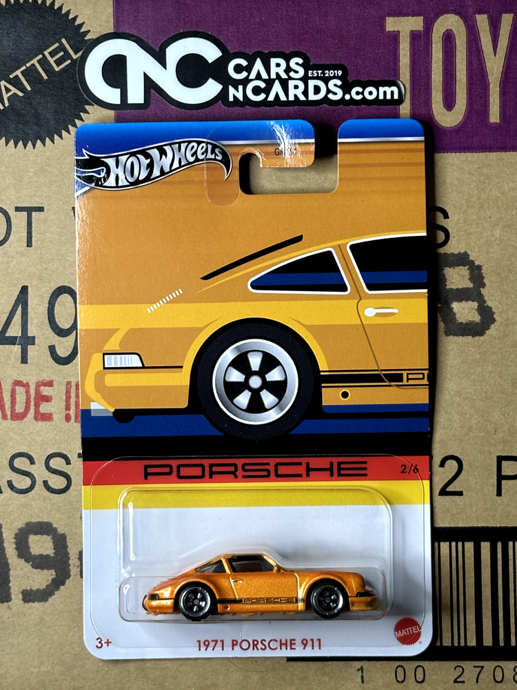 2024 Hot Wheels Porsche Series 2/6 1971 Porsche 911 Orange