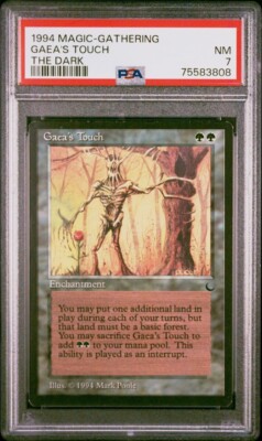 エラーカード Gaea's Touch Gaea's Touch The Dark Regular for sale online | eBay