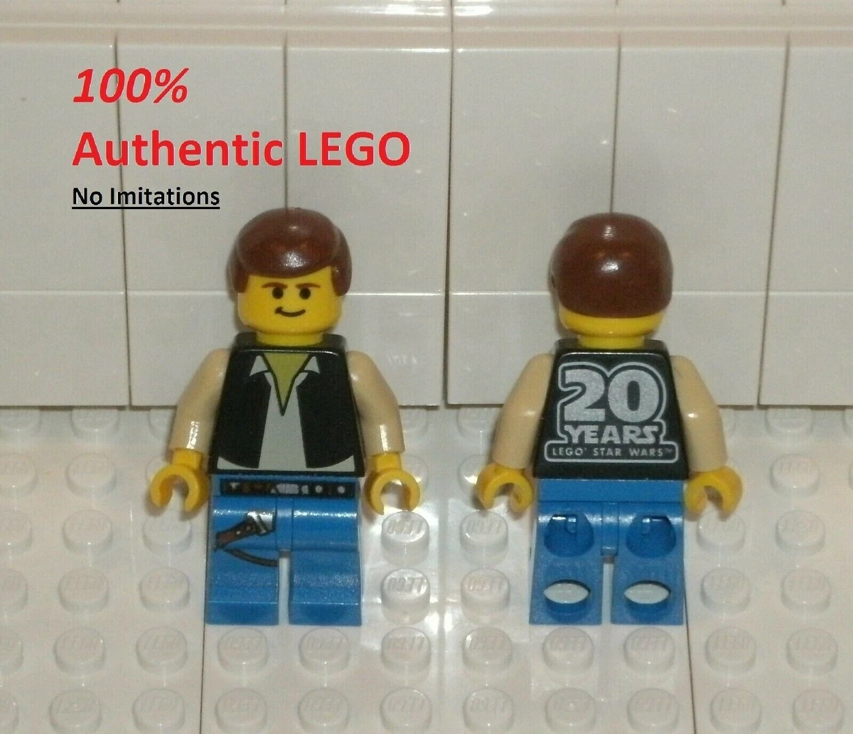LEGO NEW Authentic Star Wars Han Solo 20th Anniversary 75262 Minifigure