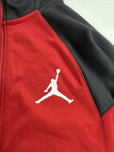Air Jordan Big Boys Jumpman Logo Sport Therma Full-Zip Sweatshirt Size M Gym Red - Picture 12 of 12