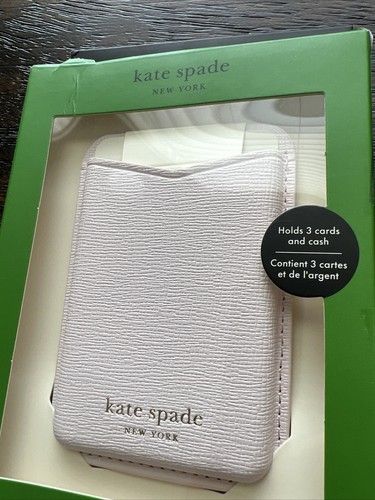 kate spade Magnetic Card Holder with MagSafe For Most Phones Pale Dogwood OPENEW - Zdjęcie 3 z 6
