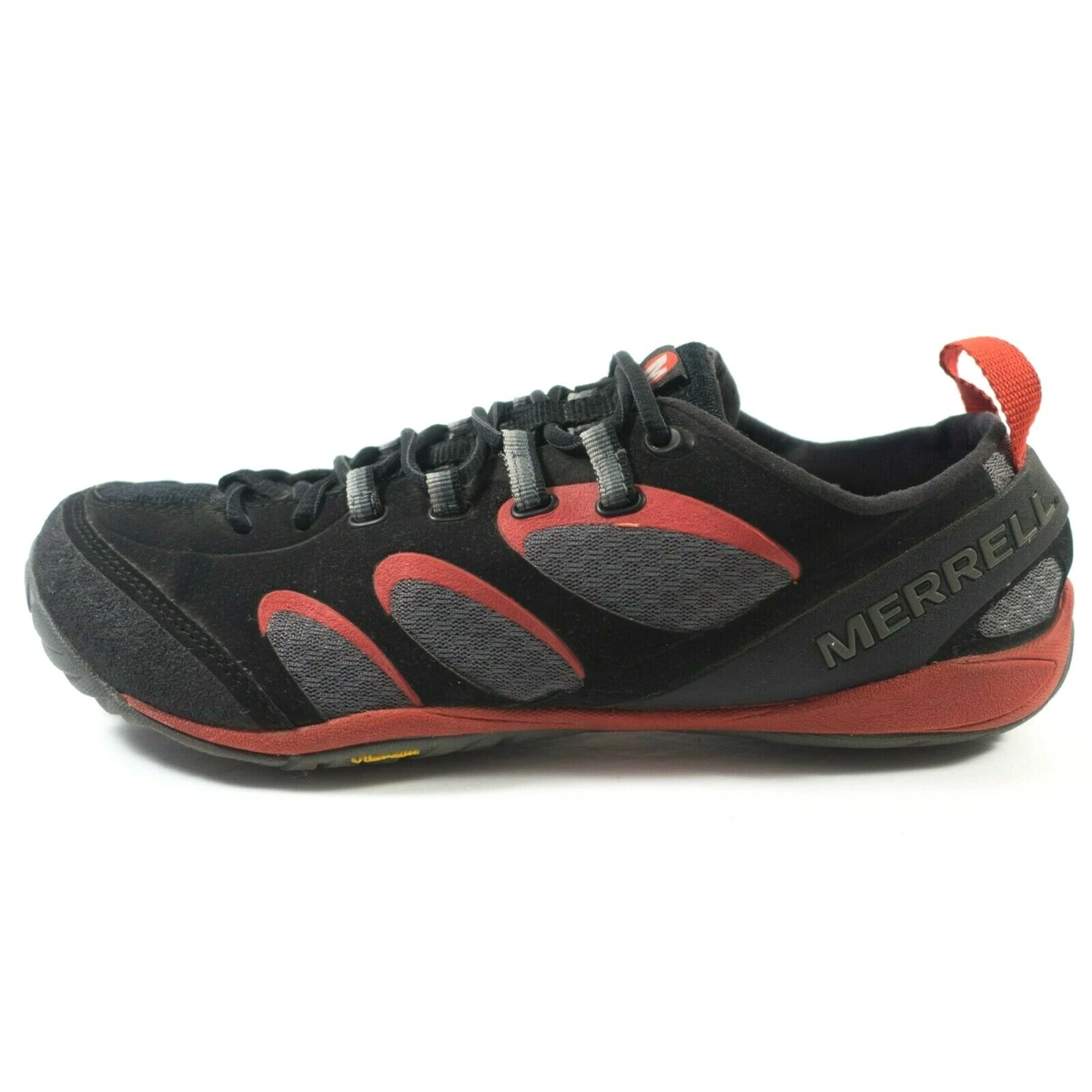 Merrell True Glove Trail Running Shoes Men s Size 8 Black Red