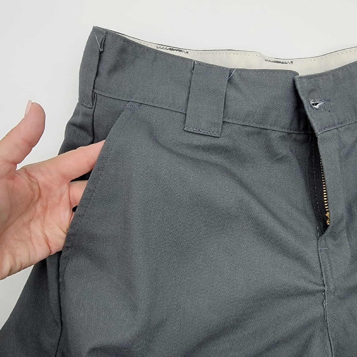 Dickies Flex Cargo Shorts Mens 30 Relaxed Fit Gray Pockets Twill