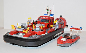 Lego Town Fire #'s 7208 7944 7942 7043 Lot of 4 Sets Hydro Boat Station Off-Road