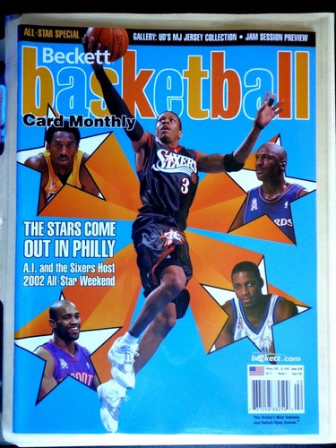 Beckett Basketball Card Monthly February 2002 Issue #139 Michael Jordan Cover