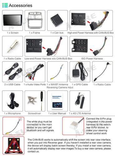 4+64G For Peugeot 307 2002-2013 Android 14 Carplay Car Stereo GPS Radio RDS DAB+ - Picture 11 of 13