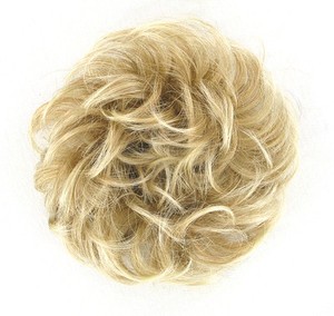 extension bollo en cabello coletero rubia luz muy ligero mecha rubia  17/15t613 | eBay