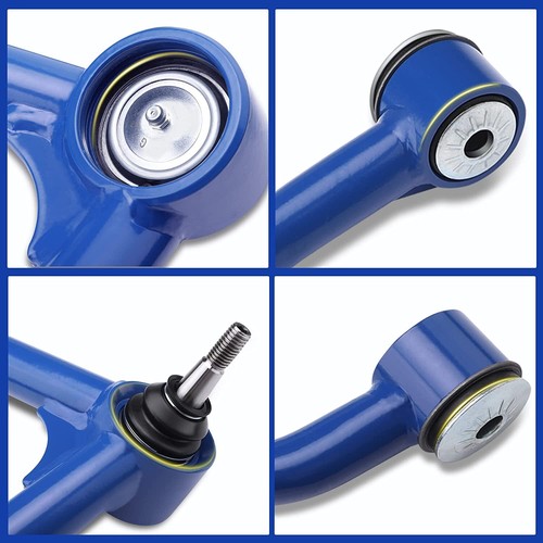 Front Upper Control Arms 2-4" Lift Blue for 1999-2006 Silverado 1500 Sierra 1500 - Picture 4 of 8