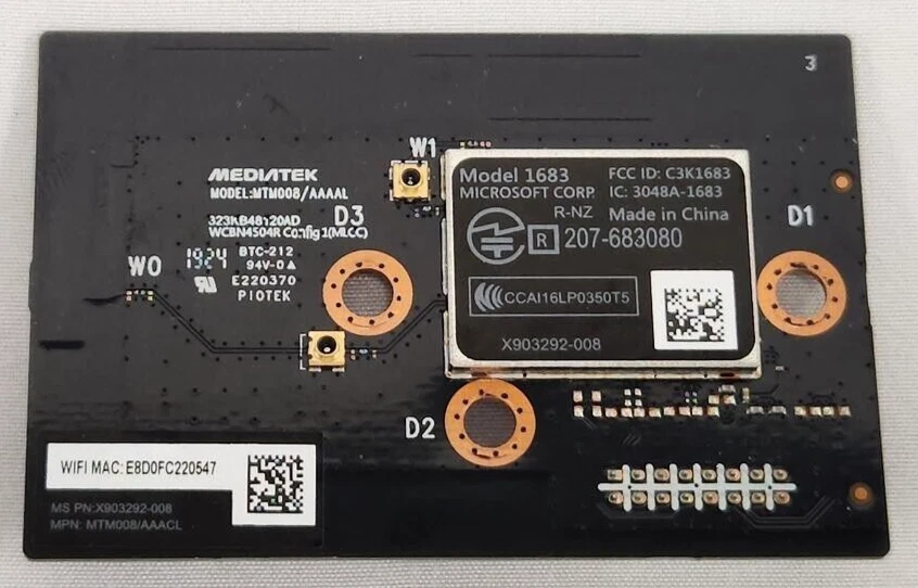 Xbox one 2024 s wireless card