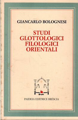 Orientalische philologische glottologische studien