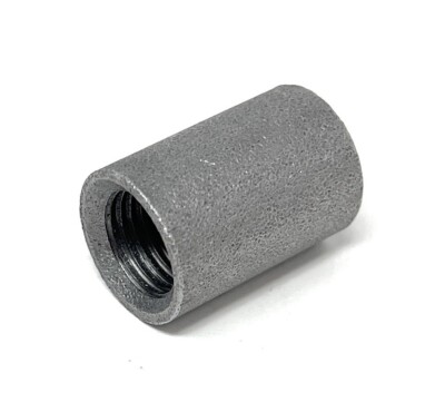 Steel Pipe Fitting, Coupling, 1/4'' NPT Female, Black Finish