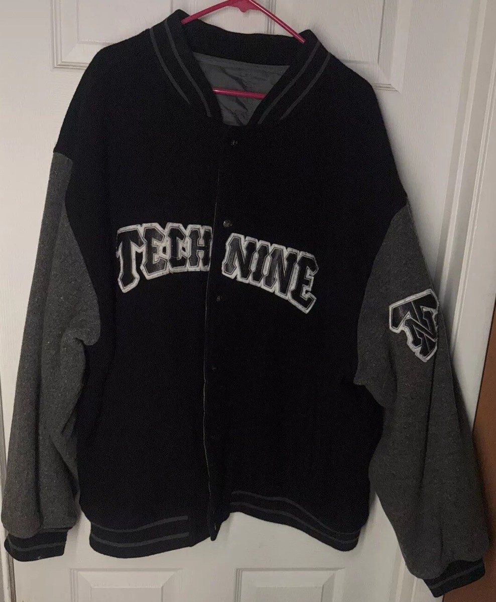 テックナイン TECHNINE ジャケット Vintage Early 2000's Technine Snowboard Jacket XXL Black Grey