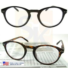 PROGRESSIVE KEYHOLE BRIDGE NO LINE BIFOCAL 3 Tier READING GLASSES SPRING HINGES