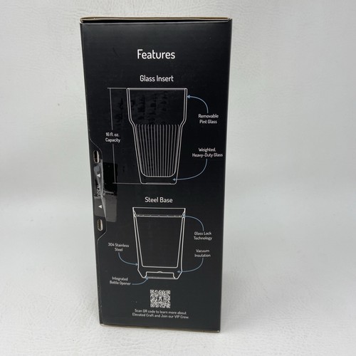 Elevated Craft Hybrid Pint Beer Glass NEW/SEALED - Picture 2 of 4