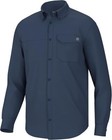 Huk Men's Tide Point Solid Long Sleeve Shirt Dark Blue XXL Performance Fishing
