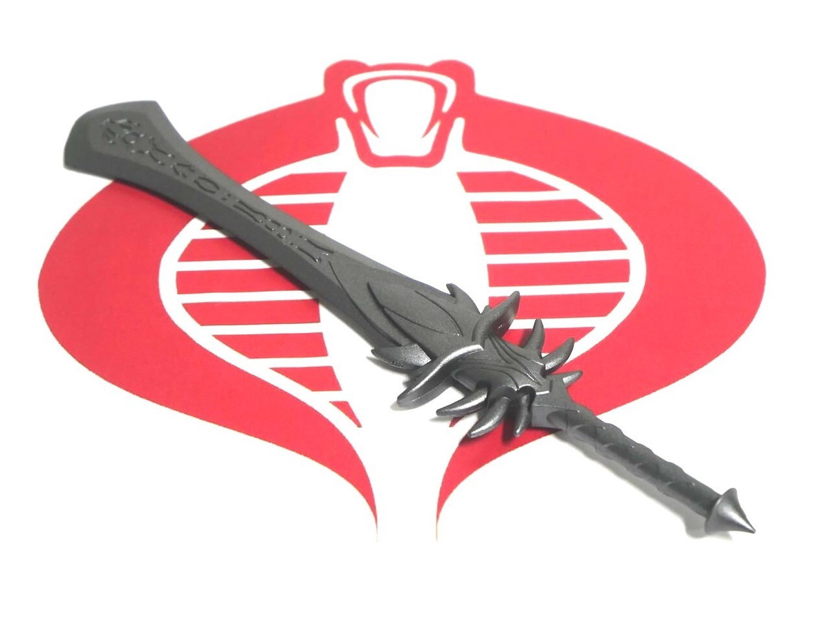 Mythic Legions Four Horsemen Weapon Grey Double Sided Sword Figure