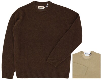 Taylor Stitch Men's Lodge Sweater 100% Baby Yak Jersey Stitch Pullover $168