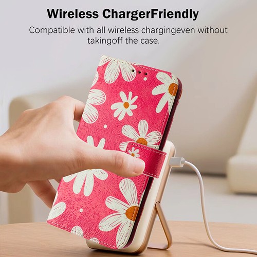 For Nokia C32 C12 C02 C30 Pattern Magnetic Leather Stand Wallet Card Case Cover - Picture 98 of 110