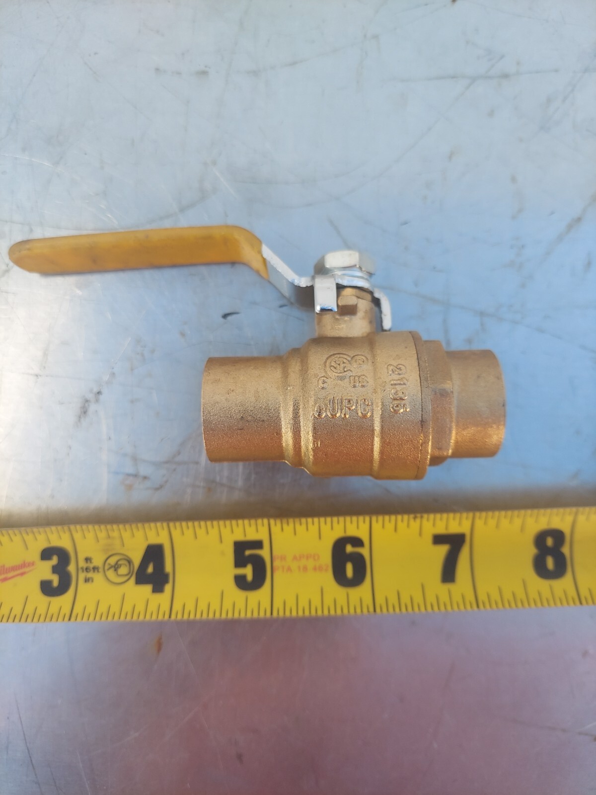 Bluefin 3/4" Full Port Ball Valve Sweat Fitting Brass 600 WOG