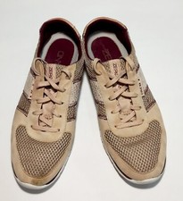 Cole Haan ZeroGrand OS Snake Skin Tan Suede Sneakers Shoes Women's Size 8,5