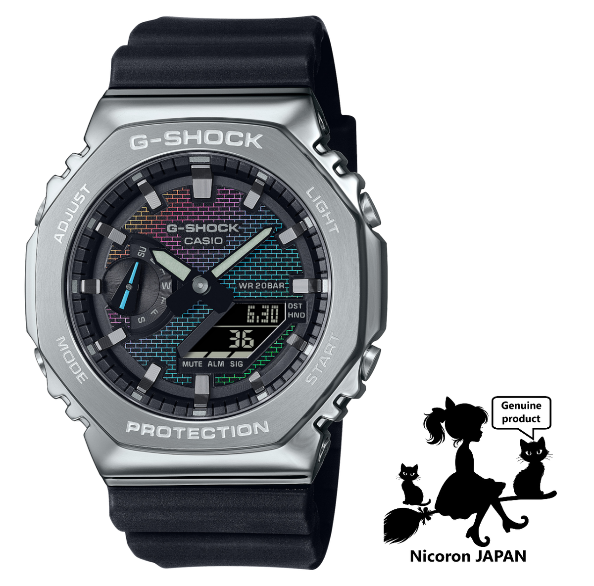 時計 G-SHOCK/GM-2100RW-1AJF CASIO G-SHOCK Men's Watch GM-2100RW-1AJF ANALOG-DIGITAL Birthday