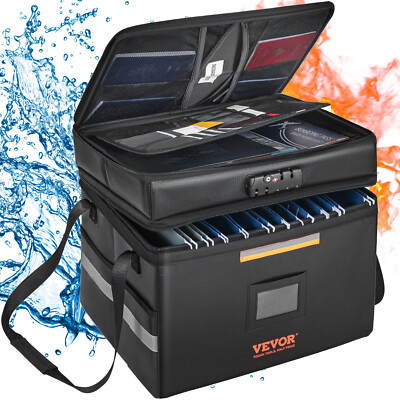 VEVOR Fireproof Document Box 2000  Fireproof & Waterproof Document Bag